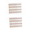FRCOLOR 96-Piece Artificial Nails with Line Pattern view 1