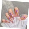 FRCOLOR 96-Piece Artificial Nails with Line Pattern view 3