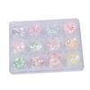 FRCOLOR 2-Piece Bottle Nail Stickers with Stars and Moons, Glitter Sequin Stickers for Creative Nail Art view 3