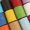 Luxury Crochet Paper Yarn for DIY Summer Straw Hats and Handbags (Purple Gold) view 4