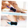 Double-Sided Plastic Foot File with Sandpaper and Handle view 3