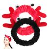 Women's Spa Headband with 3D Reindeer Antlers for Skin Care view 1