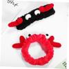 Women's Spa Headband with 3D Reindeer Antlers for Skin Care view 2