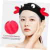 Women's Spa Headband with 3D Reindeer Antlers for Skin Care view 3