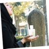 Holy Water Bottles, 4-Pack, Plastic, White view 4
