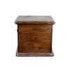 Art-Dog Big Urn for Horse Ashes – Handmade Wooden Memorial with Cold-Cast Bronze Statue – Horse Memorial Urn with Sculpture – 9.4 x 7.3 x 8.9 – English Bulldog view 4