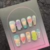 Handmade Artificial Nail Appliqué, Removable and Reusable Sugar Bear, Size M view 1