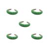 5-Pack Pearl Headbands, Flexible Thick Baroque Style, Grass Green view 1