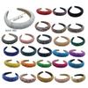 5-Pack Pearl Headbands, Flexible Thick Baroque Style, Grass Green view 3
