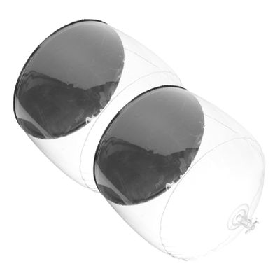 TOPBATHY Inflatable PVC Baseball Cap Holders, 2-Pack, White, Portable