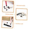 PACKOVE 12 Pairs High-Heel Heel Caps, Non-Slip, Noise-Reducing, Black view 3