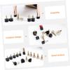 PACKOVE 12 Pairs High-Heel Heel Caps, Non-Slip, Noise-Reducing, Black view 4