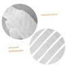 Ciieeo 18-Piece Cotton Belly Bands for Newborns and Toddlers, White view 3