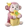 Erice 2-in-1 Car Trash Can and Plush Monkey Tissue Holder view 1