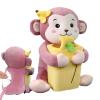 Erice 2-in-1 Car Trash Can and Plush Monkey Tissue Holder view 4