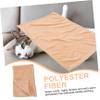 IMIKEYA 4-Piece Soft Flannel Pet Blankets for Dogs, Pink/Beige view 4