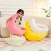 Herfair Kids' Cuddle Pillow, Soft Fluffy Moon-Shaped Decorative Pillow for Children's Room, Pink, 45 cm/17.7 in view 3