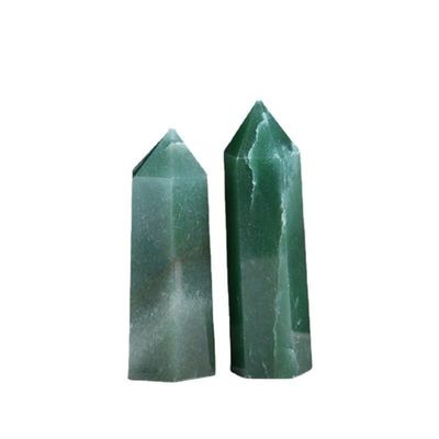 ICXLPMC Natural Single-Point Green Urine Crystal Column, Home and Office Decor, Feng Shui Gift, 1 Piece (Color: 5–6 cm, Size: One Size)