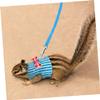 Happyyami Pet Harness with Leash - Blue Striped view 2