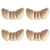 Heel Grips for Loose Shoes, Beige, 4-Pack, 3 mm Thick view 1
