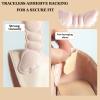 Heel Grips for Loose Shoes, Beige, 4-Pack, 3 mm Thick view 3