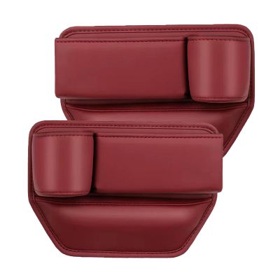 Car Seat Gap Organizer with Cup Holder, Burgundy