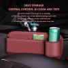 Car Seat Gap Organizer with Cup Holder, Burgundy view 2