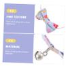 Happyyami Decorative Polyester Cat Collar with Wear-Resistant Purple Bow view 3