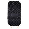 ZHSDMB 2-Piece Waterproof Leather Car Seatback Kick Mats with Pockets for Lexus RX350/RX350L/RX400h/RX450h, Black-L view 1