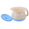 Beaupretty Unisex Portable Bedpan with Lid, Durable PP, Spill-Resistant, for Babies and Seniors view 1