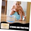 Beaupretty Unisex Portable Bedpan with Lid, Durable PP, Spill-Resistant, for Babies and Seniors view 3