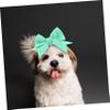 Yardwe Lightweight Elastic Cotton Puppy Hair Band with Halloween Bow view 2