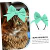 Yardwe Lightweight Elastic Cotton Puppy Hair Band with Halloween Bow view 3