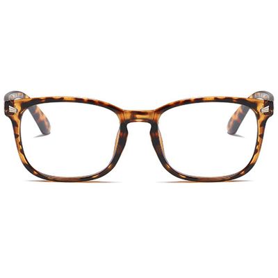 ABETOS Blue-Light-Filtering Reading Glasses, Tortoiseshell +2.0