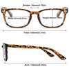 ABETOS Blue-Light-Filtering Reading Glasses, Tortoiseshell +2.0 view 3