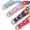 Kisangel PU Pet Collar with Floral Design view 2