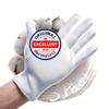 100% Cotton Gloves (Dermatest: Very Good), White, Soft Hand Mask Gloves, 3-Pack view 1