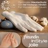 100% Cotton Gloves (Dermatest: Very Good), White, Soft Hand Mask Gloves, 3-Pack view 4