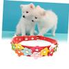 Kisangel Adjustable Dog Collar with Floral Pattern S Red view 2