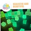 SAFIGLE 40-Piece Luminous Artificial Resin Ice Cubes, Cubic view 4