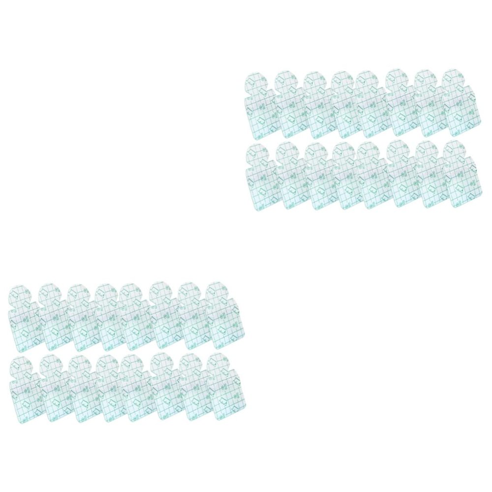 FRCOLOR 40-Piece Ultra-Thin Heel Pads, Invisible Transparent Moisturizing Patches for Cracked, Dry Feet