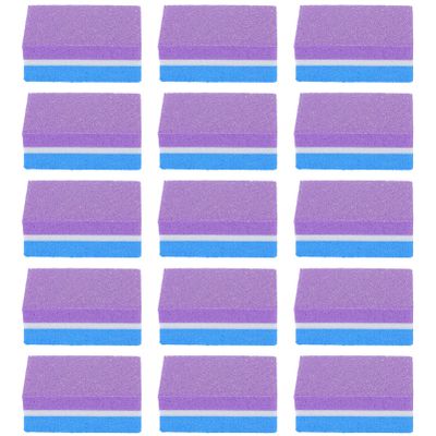 minkissy Nail Buffers, 50 Pieces, Double-Sided Sponge
