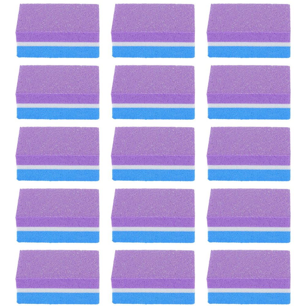 minkissy Nail Buffers, 50 Pieces, Double-Sided Sponge