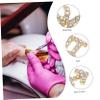 minkissy 36-Piece Nail Art Accessories, Zodiac Constellation Rhinestones and 3D Alloy Charms view 3