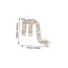 minkissy 36-Piece Nail Art Accessories, Zodiac Constellation Rhinestones and 3D Alloy Charms view 4