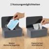 Gray Baby Wet Wipe Box with Lid view 4