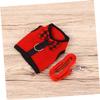 Happyyami Pet Harness with Leash - Breathable Mesh Small Animal Vest with Bow - Size S Red view 2
