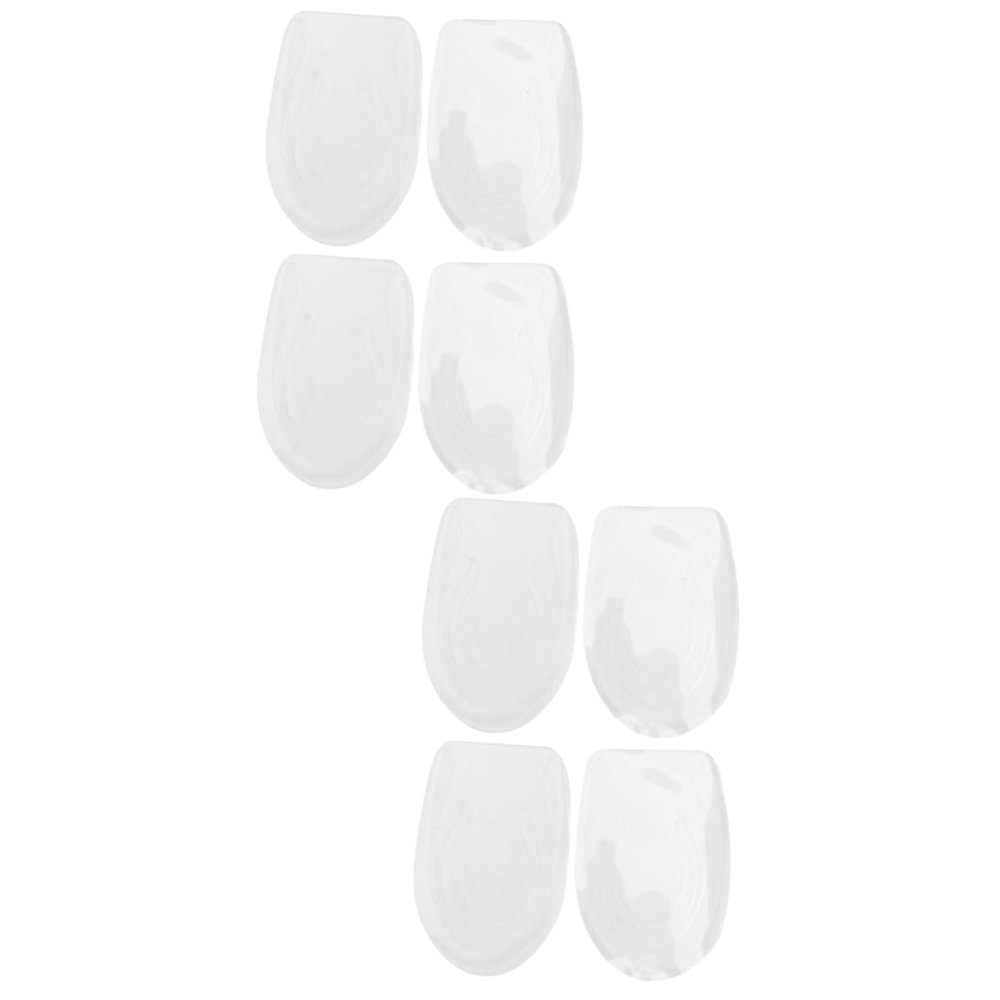FRCOLOR 4 Pairs Silicone Height-Increasing Heel Lift Insoles for Boots