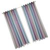 2-Piece Double-Layer Blackout Curtain Set, Polyester Tulle, Violet view 1