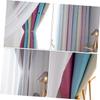 2-Piece Double-Layer Blackout Curtain Set, Polyester Tulle, Violet view 4